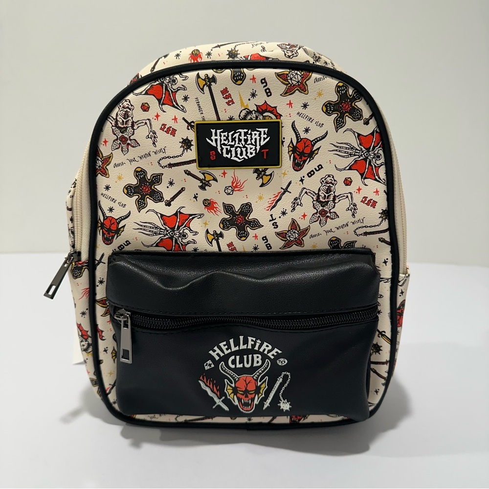Hellfire Club Stranger Things Mini Backpack NWT - image 1